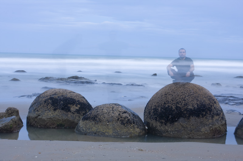 Me On The Moeraki Boulders